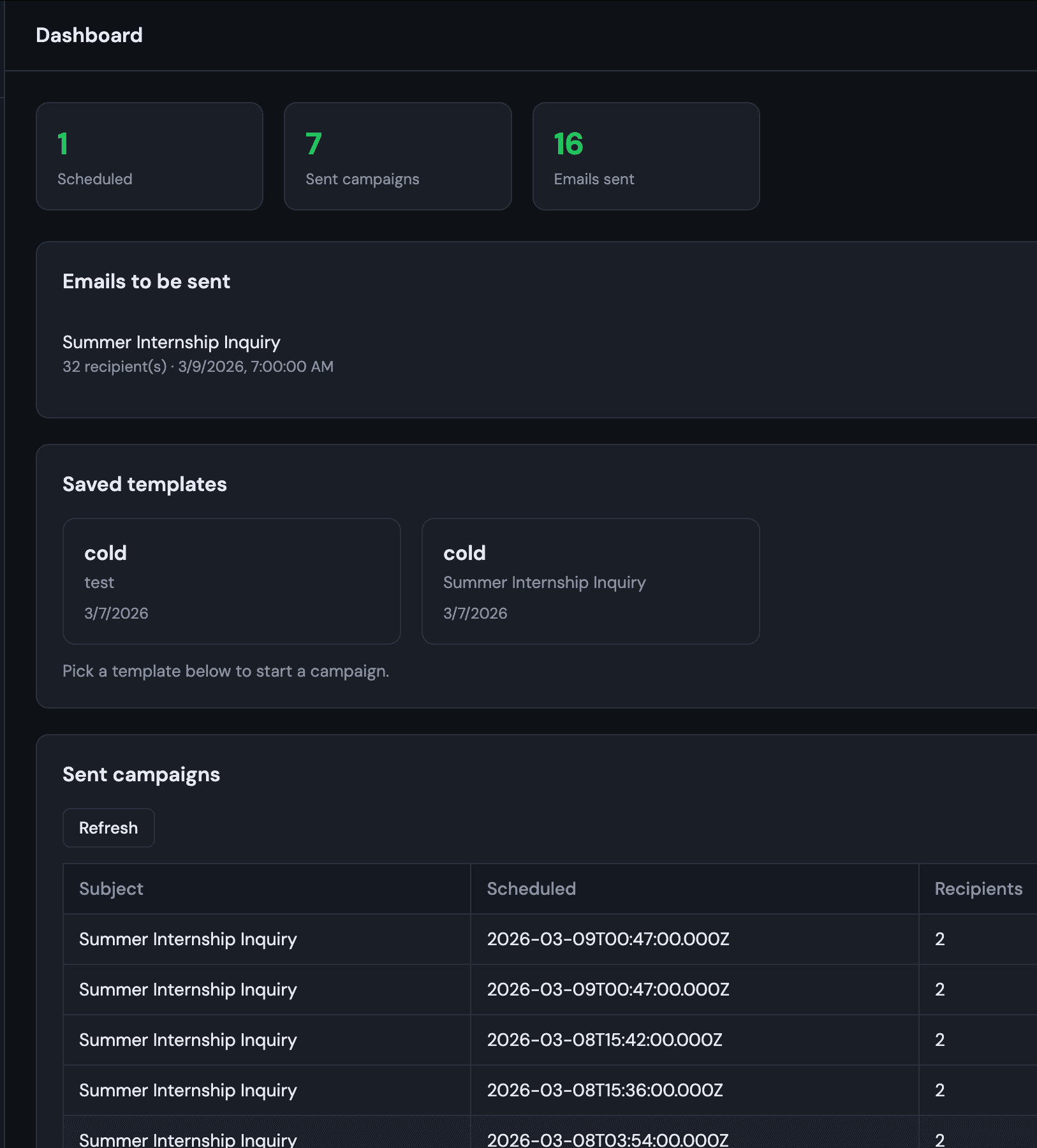 Gmail Campaign Sender